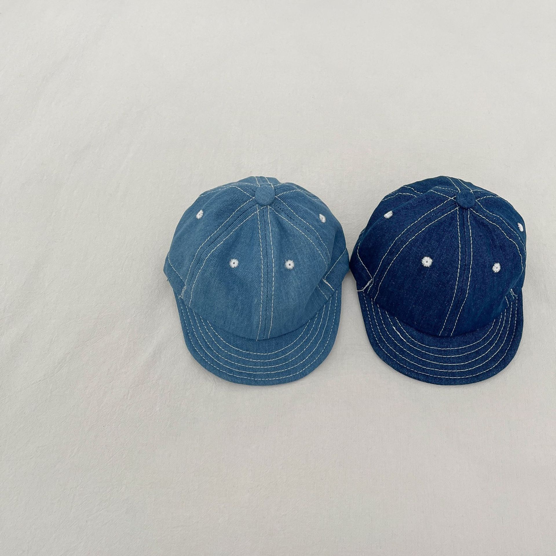 Gorra de mezclilla de verano, gorra de béisbol con cordón de personalidad guapa para bebés, niños y niñas, sombreros finos de protección solar, marea