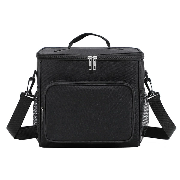 Black square bag strap