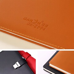 Thickened notebook A5 meeting record information notepad can be printed with logo magnetic buckle business notebook