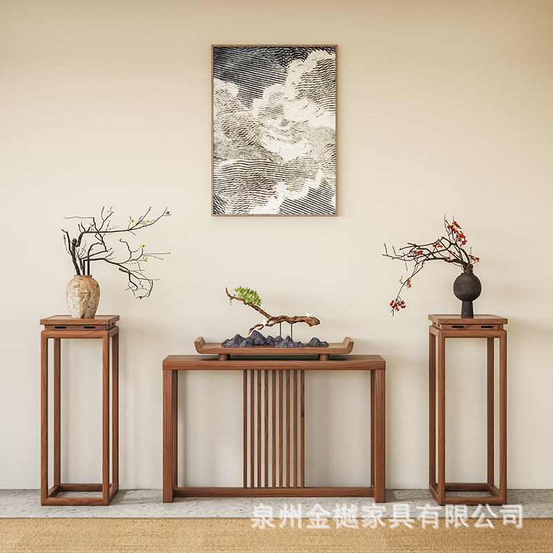 [New Style] 현관 테이블 + 조각 꽃꽂이 세트