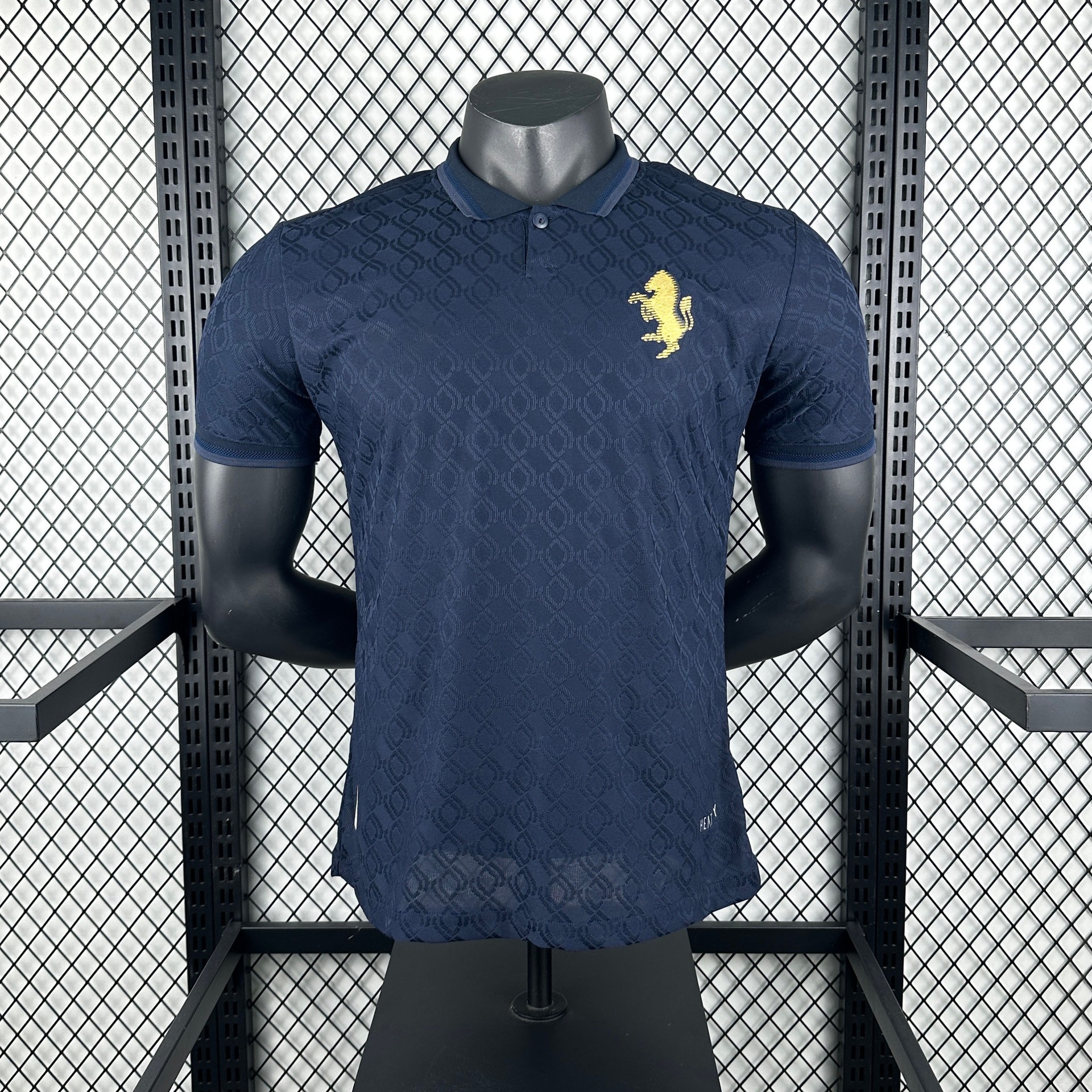 Boutique x France 2024/25 Player Version Polo Jersey Navy Gold