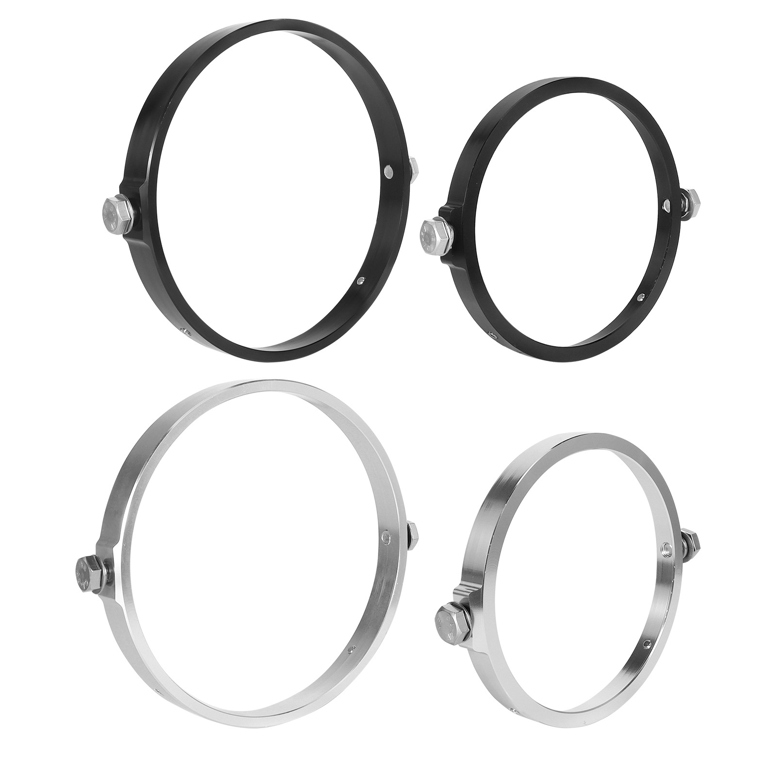 Modified Headlight Ring for Motorcycle 5.8inch 7inch Headlight Ring Harley Headlight Mounting Bracket Decorative Light Ring