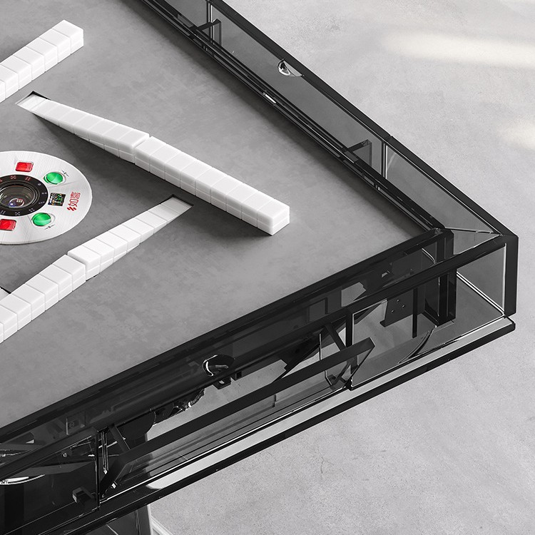 Mesa de mahjong completamente automática Club de entretenimiento Club Máquina de mahjong comercial Mesa de comedor Mesa de ajedrez cuadrada de doble uso Acrílico