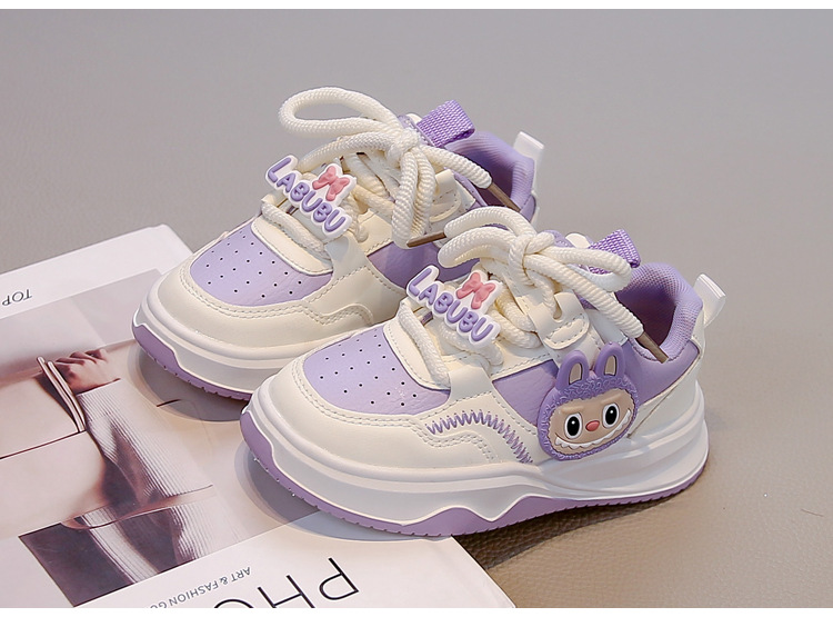 Ademende instap sneakers voor meisjes met klittenbandsluiting_voghion.com
