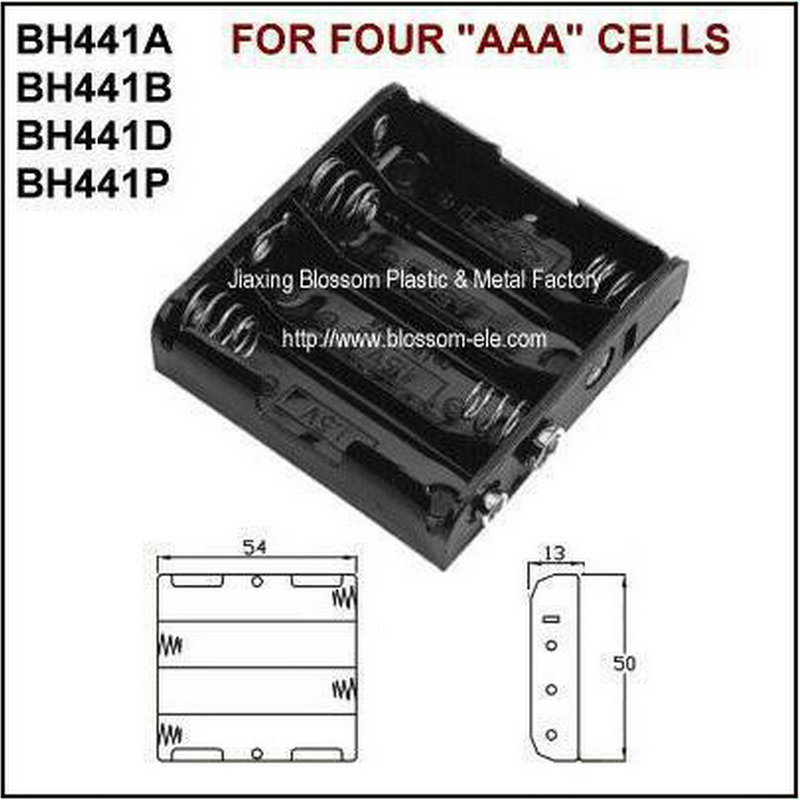 七号四节并排电池盒、7号4节并排电池盒。四节七号电池盒