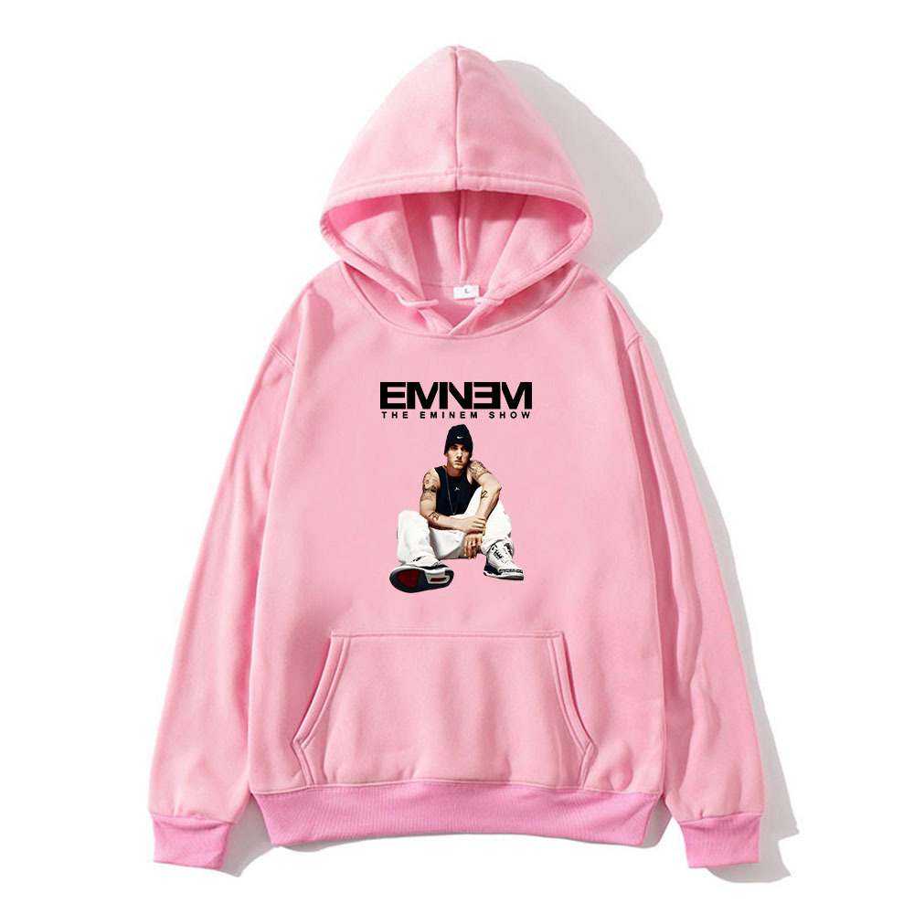 Eminem Hoodie Graphic Printing Hooded Fleece Sweatshirt Funk
