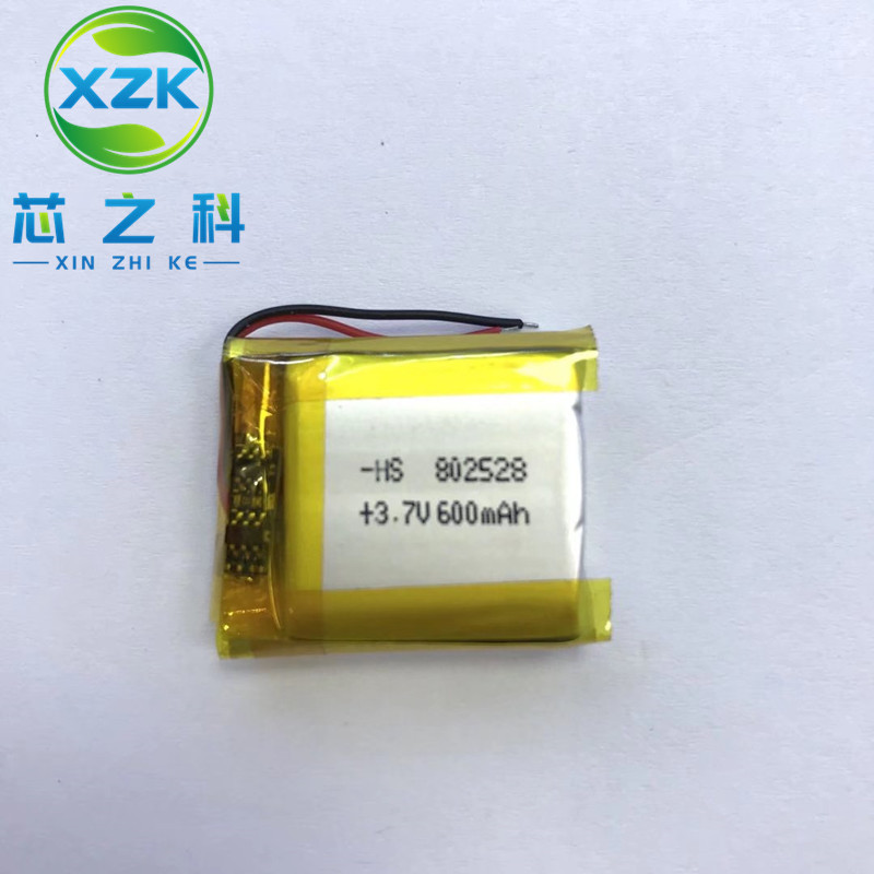802528聚合物锂电池 3.7V 550MAH蓝牙音箱美容仪器对讲机802530