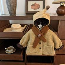 【送围脖！】森系精灵！原创女宝宝韩系呢子大衣夹棉加厚洋气外套