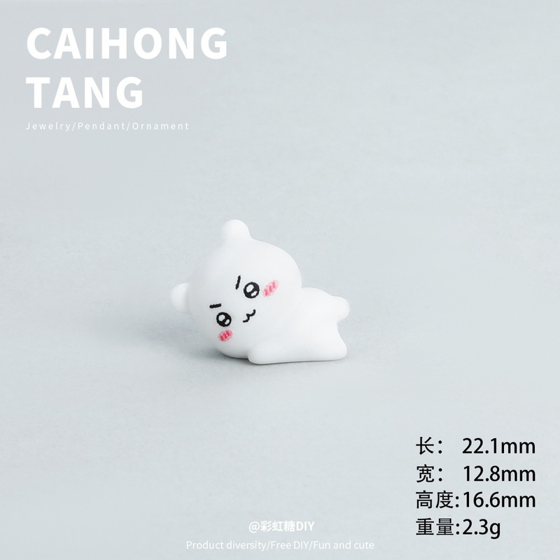 微缩树脂配件实色小兔子可爱小动物微缩迷你潮玩装饰桌面摆件饰品|undefined