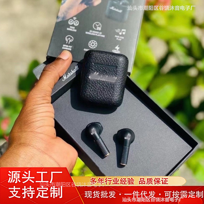M4 Bluetooth Headphones Marshall Marshalminoranc In-Ear Sports Earbuds M3 Ipx7 Super Long Battery Life