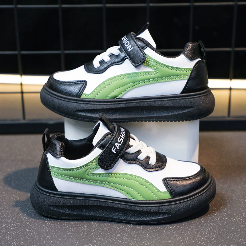 Кроссовки для мальчиков с мягкой подошвой, детские кроссовки, весна-осень 2024, новая Белая обувь, подходящая ко всему Нескользящая повседневная обувь для мальчиков