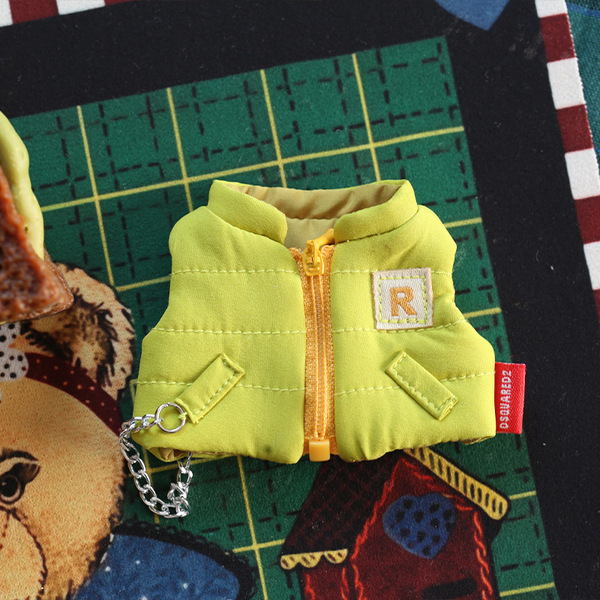 봉제 인형 장난감 곰 의상 Y043 면 조끼 따뜻한 귀여운 겨울 합동 곰 코트 원피스 원피스