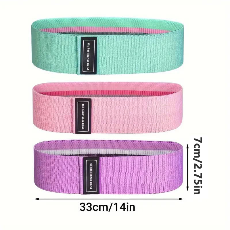 요가벨트 7cm [핑크+그린+퍼플]