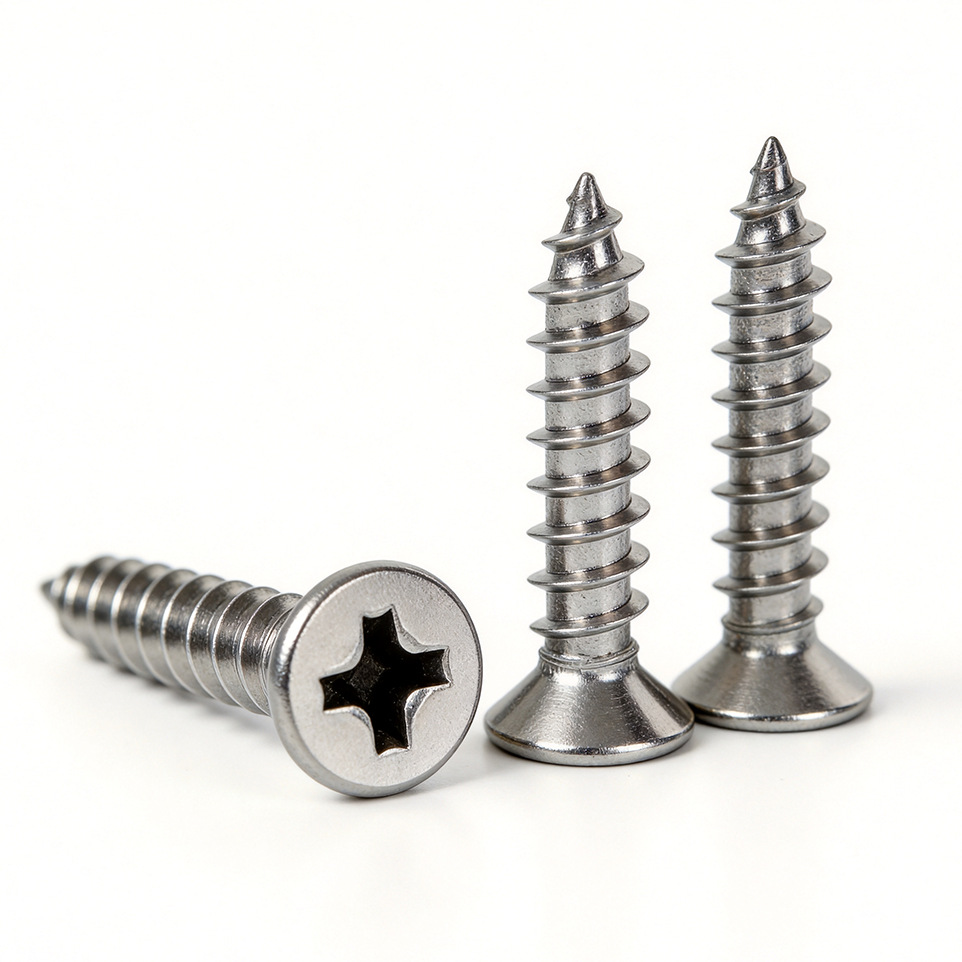 Niquelado KA cruz de tornillo de auto-torno M1 - M5 cabeza plana punta de acero al carbono tornillo electrónico pequeño fabricante al por mayor image 5