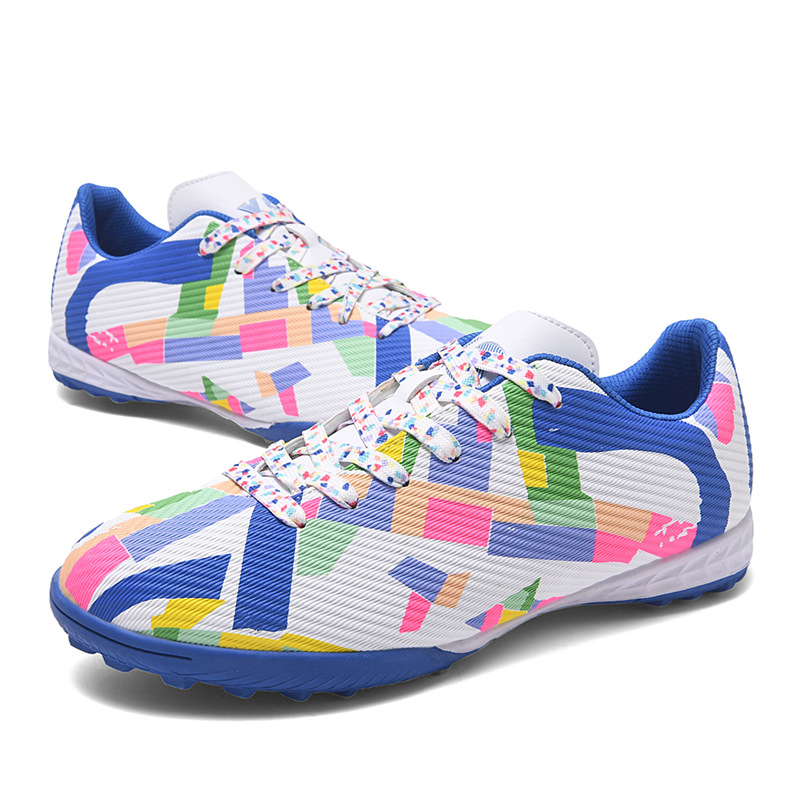 Scarpe da calcio basse transfrontaliere in erba sintetica TF, AG, in pelle, per uomo, donna, bambino, adolescente._voghion.com