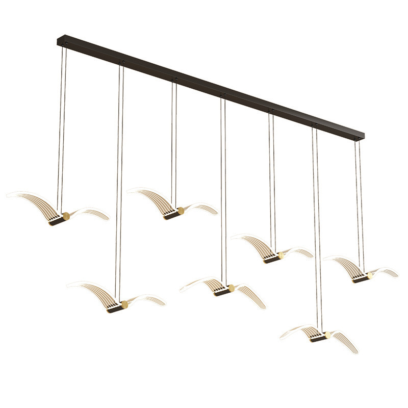 Lámpara de cama de la cabecera de la cama de la pared de la lámpara de la oficina creativa de la personalidad gaviota pequeña cabeza de la lámpara de la oficina simple