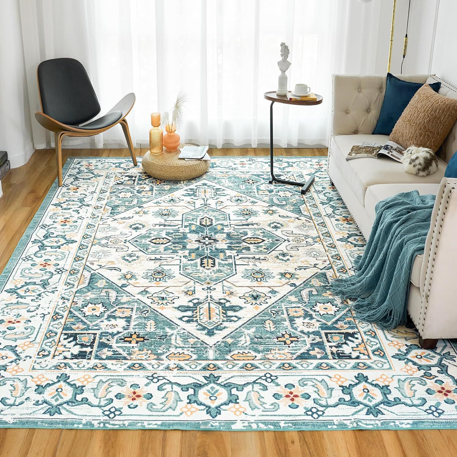 Böhmischer Teppich Für Wohnzimmer Schlafzimmer Und Terrasse_voghion.com