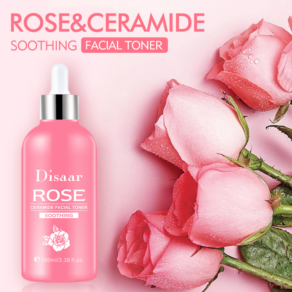 跨境Disaar玫瑰爽肤水肌肤清爽舒敏柔润爽肤水工厂批发rose toner