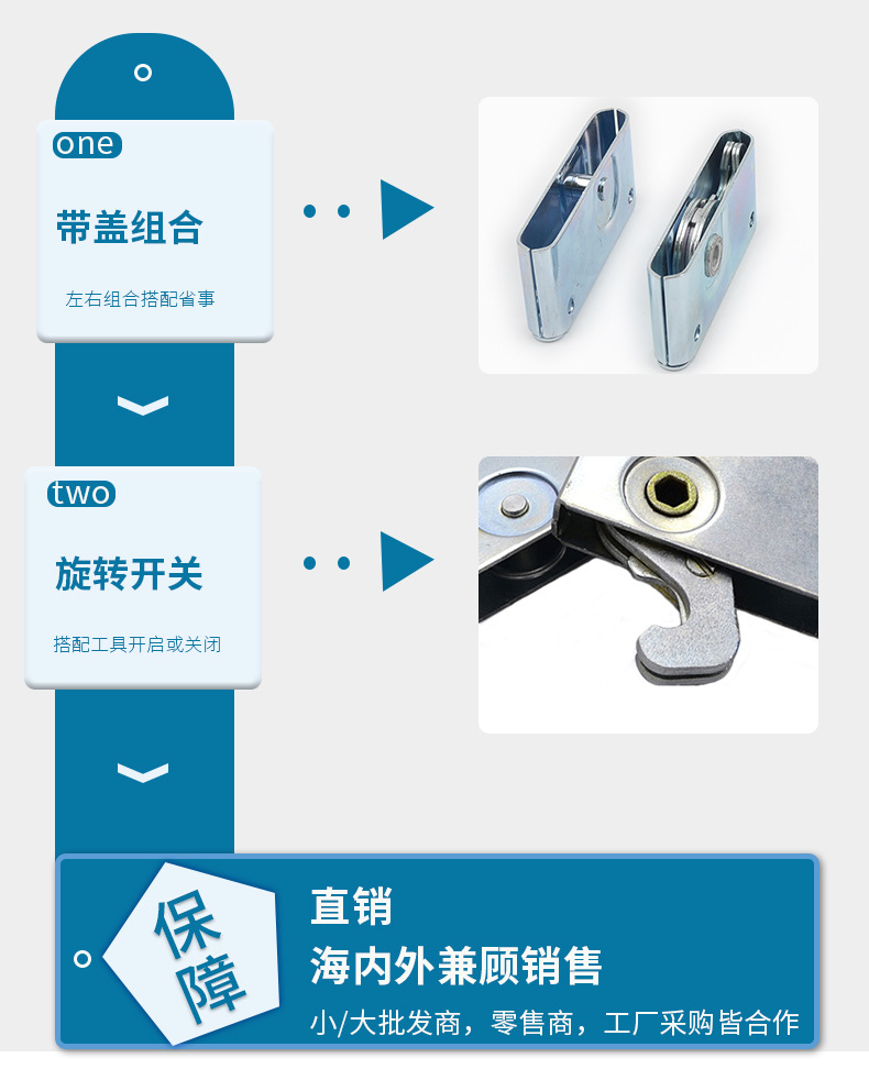 Lifting Box Side Lock LED light box side lock R5 connection lock suosco screen connection lock R5-0074 heavy load lock