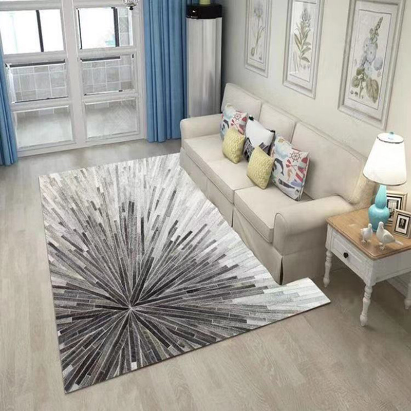 Alfombra de terciopelo cristalino para sala de estar, alfombra de mesa de centro de fácil cuidado, alfombra de área grande de cobertura total para uso doméstico, ideal para dropshipping transfronterizo en Temu.