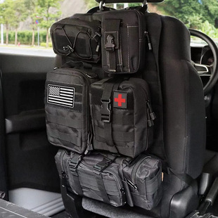 Car Rear Seat Tactical Storage Bag Car Rear Seat Multi-Functional Backrest Chair Back Storage Hanging Bag