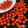 红色玉石饰品桶珠