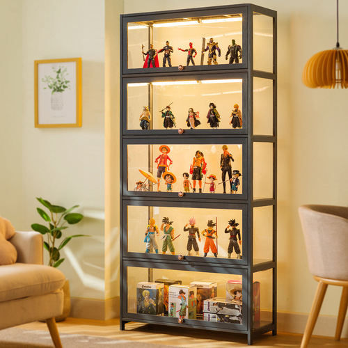 Figure display box blind box storage display stand Bubble Mart building block doll Lego transparent display frame