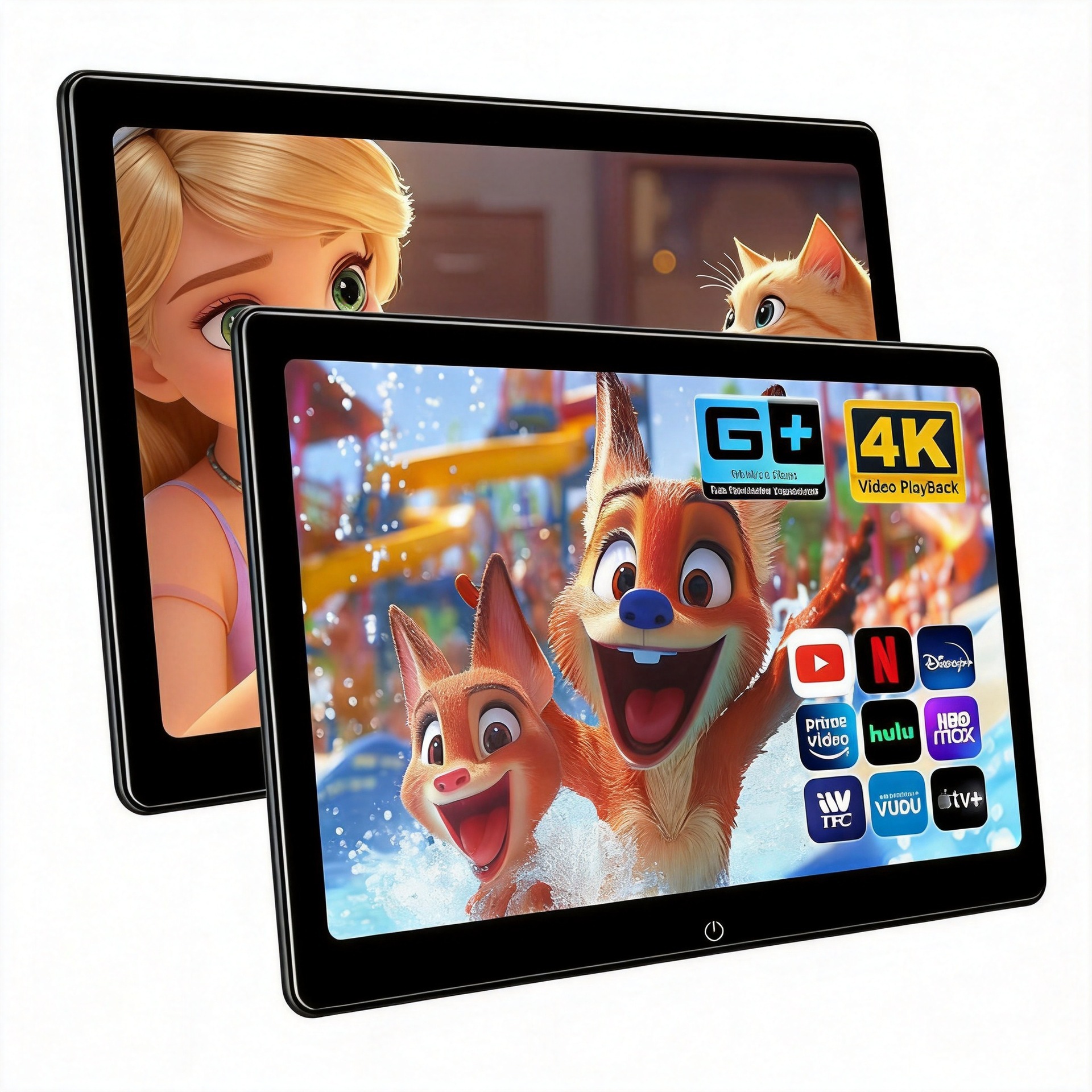 Cross-border new model 14inch Android headrest monitor WiFi multi-function mobile phone screen projection external rear-seat entertainment screen