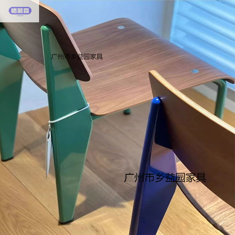 复古实木椅子北欧设计师餐椅奶油餐桌椅小户型家用餐厅靠背标准椅|undefined