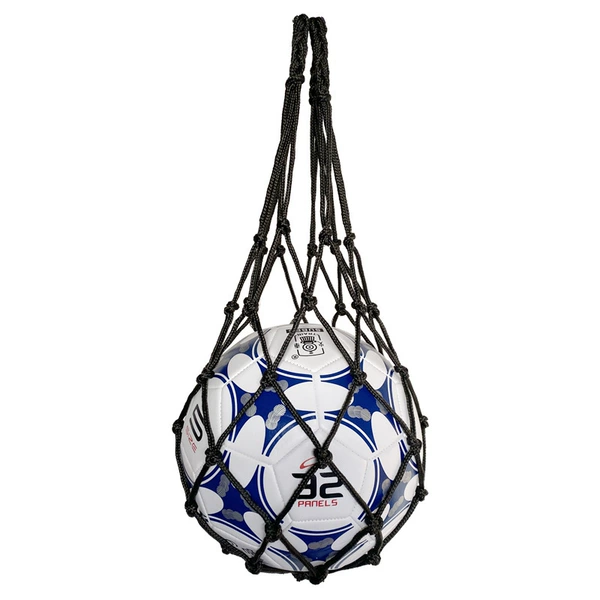 All black solid mesh bag