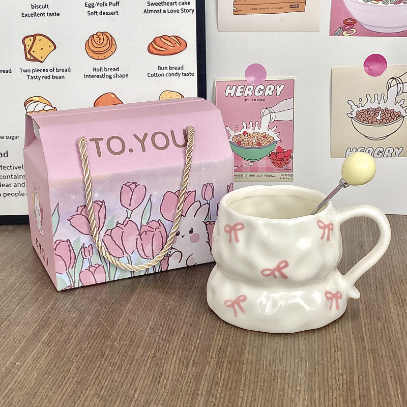 Taza de cerámica de color esmaltada, taza de regalo de regalo de cumpleaños, taza de agua, taza de café para pareja, taza personal