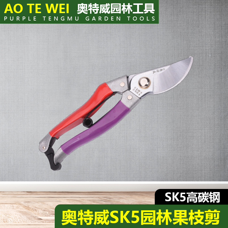 厂家供应果树园林剪刀 粗枝剪果树修枝园林工具 高碳钢果枝剪刀