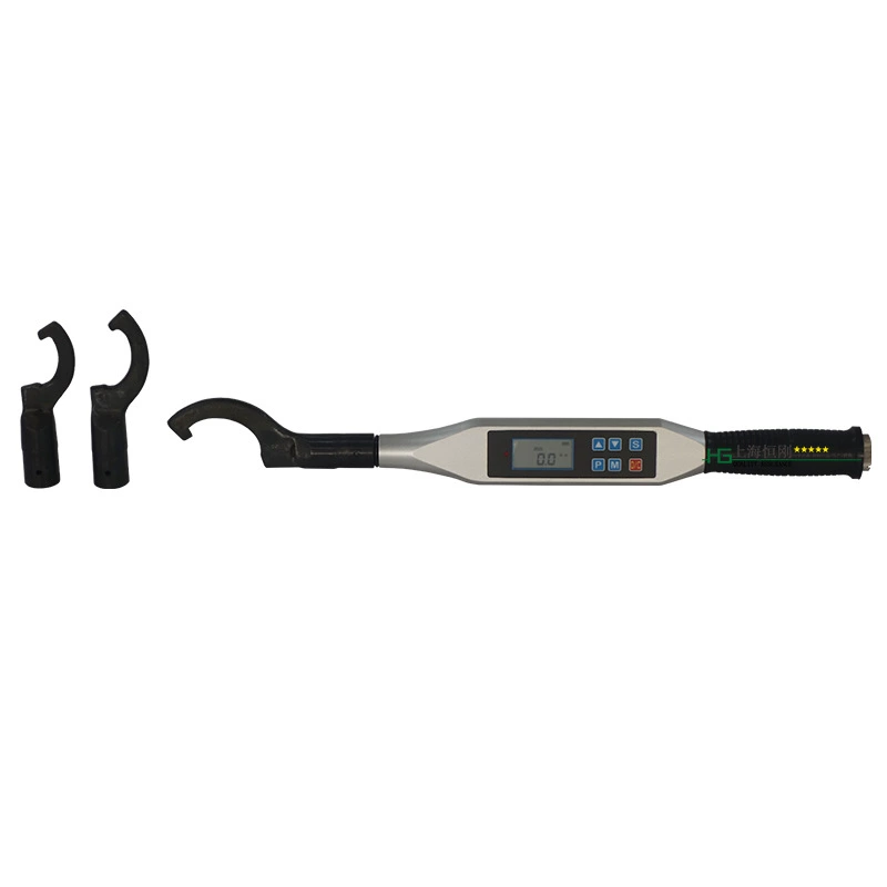 Гаечный ключ с крючком 500n.m Полумесяц с цифровым дисплеем крутящий момент гаечный ключ с круглой гайкой