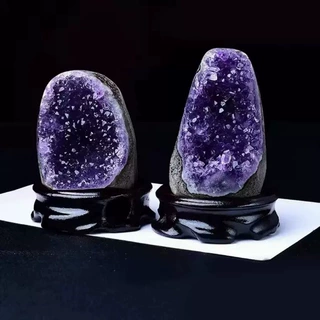 小型紫水晶原石紫晶簇紫金洞天然紫晶洞摆件办公室水晶洞加工定制