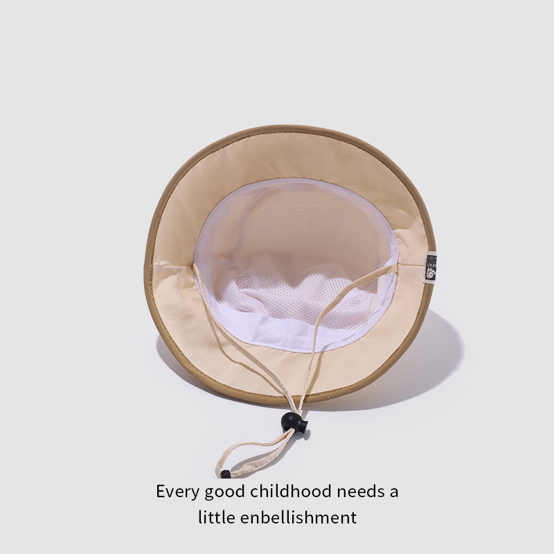 1-3 Sombreros para bebés primavera y otoño delgados sombrero de pescador primavera sombrero de protección solar sombrero de secado rápido para niños