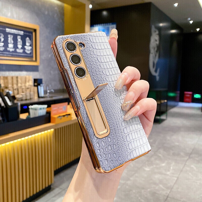 Suitable for Samsung Zfold6 Electroplated Hinge Zfold7 Phone Case Fold5 Phone Cover Fold4 Protective Case W26 Suitable for Samsung Zfold6 Electroplated Hinge Zfold7 Phone Case Fold5 Phone Cover Fold4 Protective Case W26