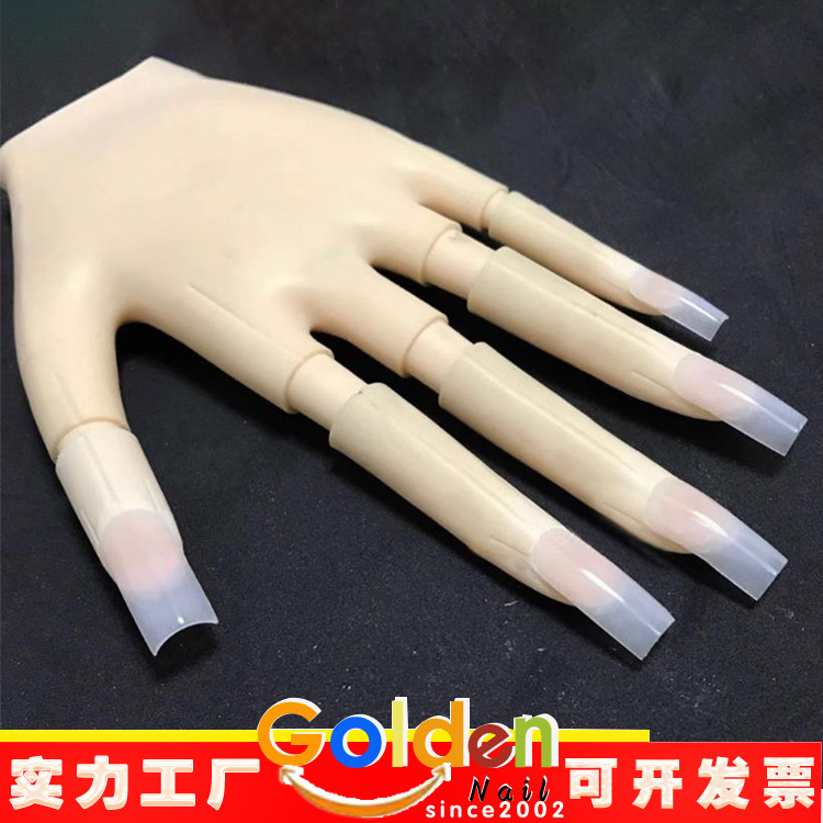 Nail art practice prosthetic hand simulation nail art silicone prosthetic hand joint movable prosthetic hand nail art soft rubber prosthetic hand wholesale Nail art practice prosthetic hand simulation nail art silicone prosthetic hand joint movable prosthetic hand nail art soft rubber prosthetic hand wholesale