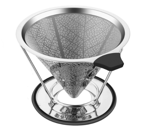 分体手冲咖啡过滤网过滤器304不锈钢咖啡过滤杯Coffee Dripper