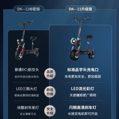 scooter off-road high-speed scooter – Qatlanan elektrik skuterlər