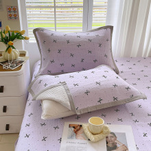 双层纱枕巾一对装夹棉加厚家用成人情侣单人绑带可固定隔脏枕头巾