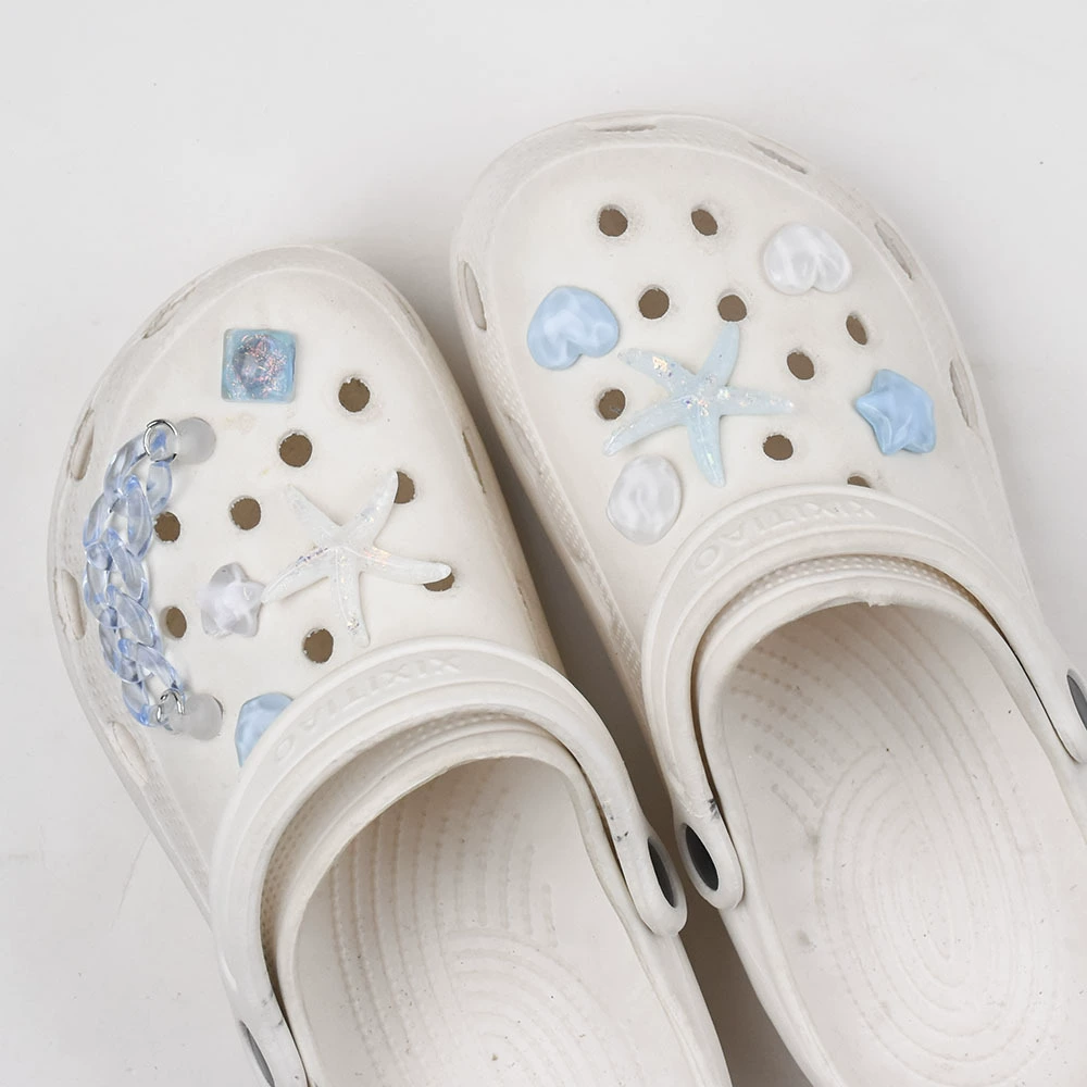 Transparent accessory, removable decorations, footwear buckle, DIY