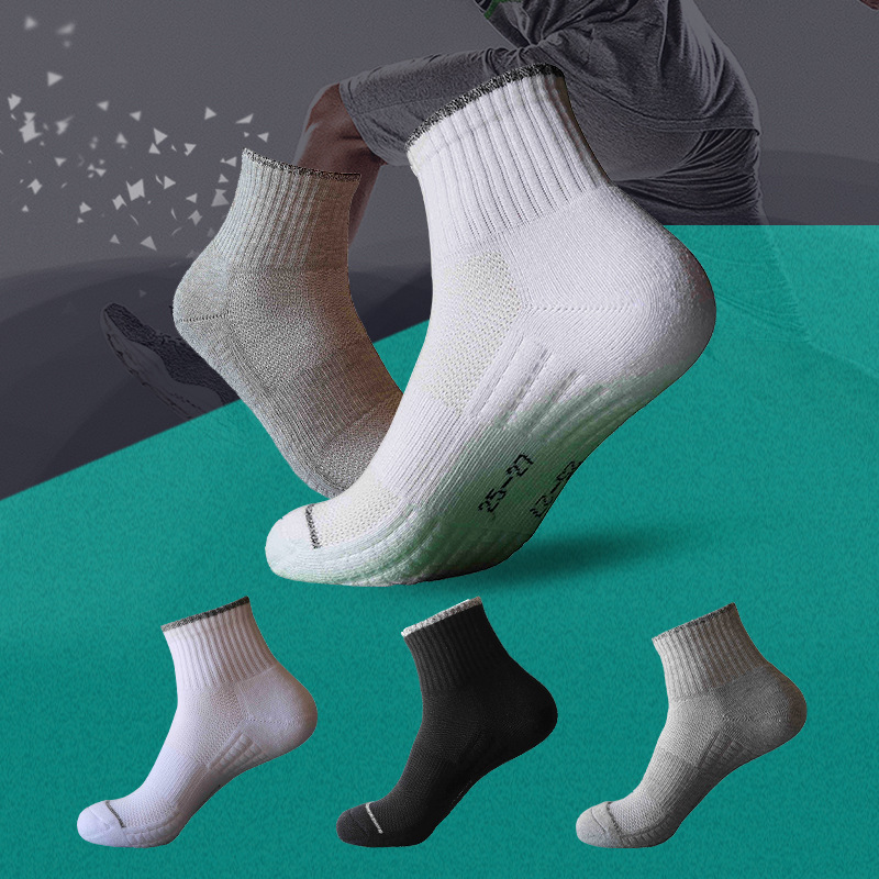 In cylinder towel Football socks thickening Solid adult Mesh Terry socks European version Large Socks wholesale