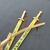 Bamboo wood with jade green dragon swords, bamboo sword boys, children toy, bamboo sword dragon and phoenix sword, green dragon sword crafts