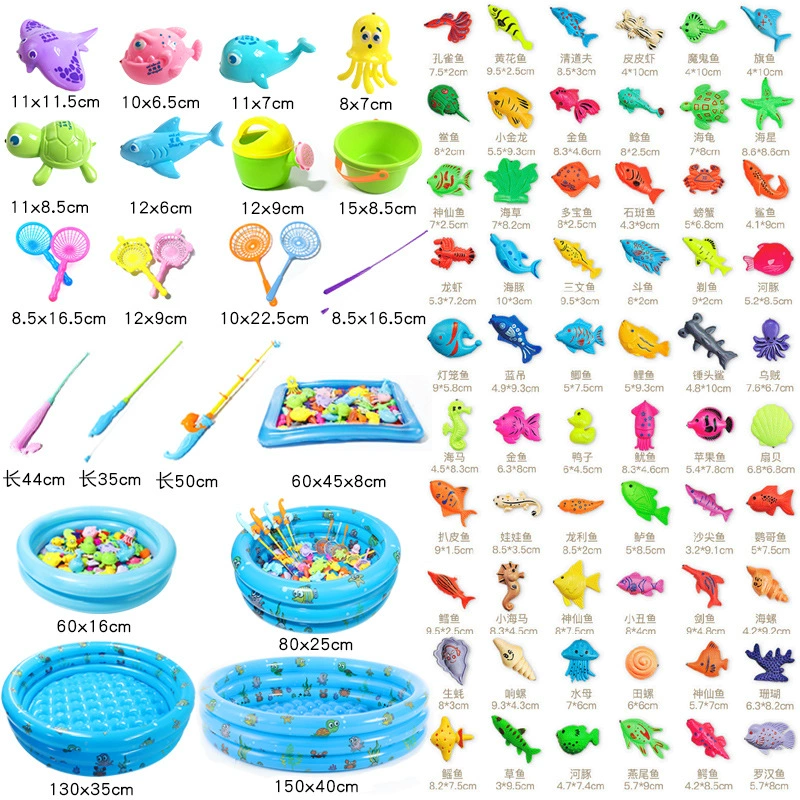 Трансграничная игра в воде, ловля рыбы, двусторонняя трехмерная рыба, рыболовство навалом