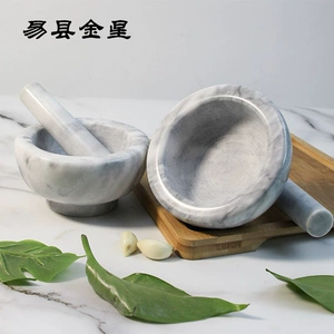 Мраморная чеснока Pounder Kitchen Portable Daily Tool