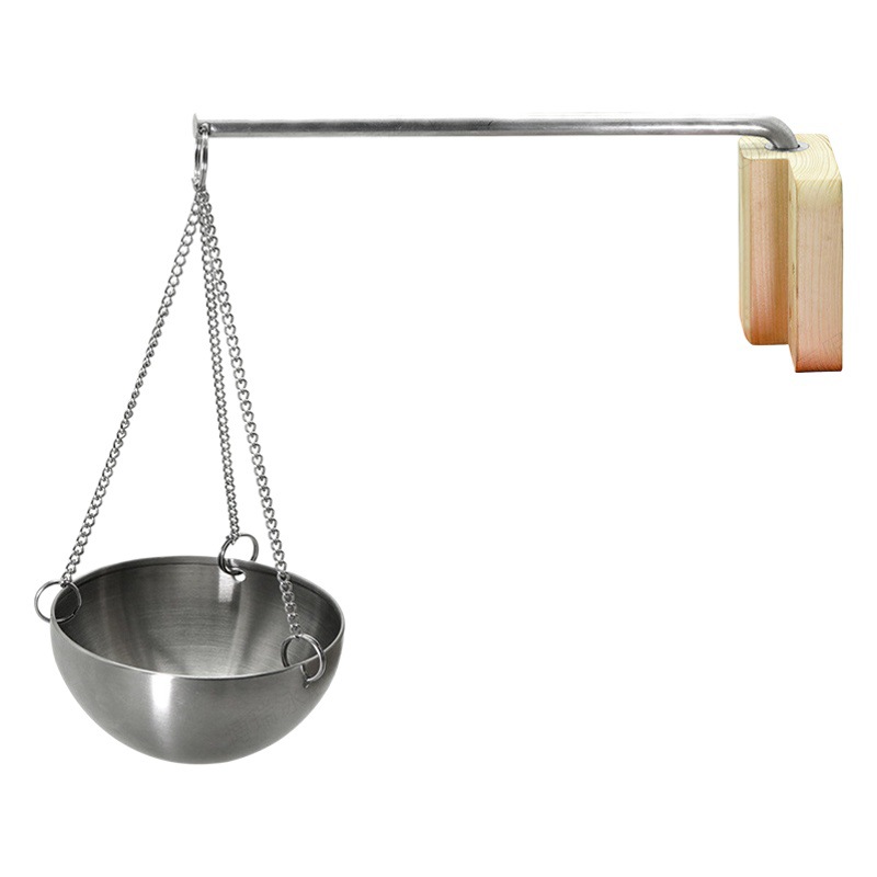 Comercio Exportación de acero inoxidable aromaterapia tazón redondo 12CM aceite esencial tazón de fuente de vapor seco tazón de aceite esencial para sala de sauna