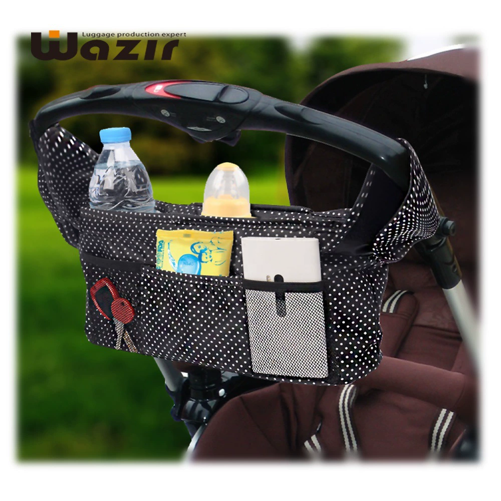 Подвесная сумка для детского автомобиля Сумка для хранения Подвесная корзина Многофункциональная Портативная сумка большой емкости с крючком Тележка для детской бутылочки Специальная сумка для мамы