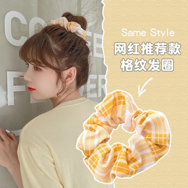 レースガール甘い大腸ヘアバンド女性のための 2025 新しいポニーテールヘアロープハイエンドヘアロープヘアアクセサリー|undefined