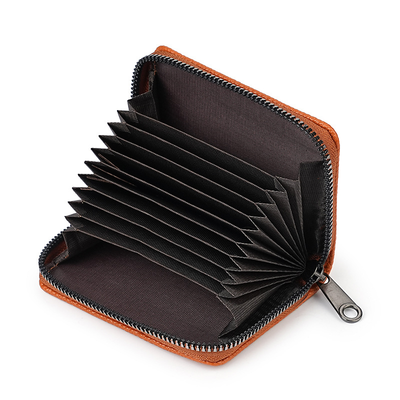 Paquete de tarjetas Cartera de múltiples tarjetas para mujer Cartera de tarjetas de gran capacidad Paquete de tarjetas de múltiples tarjetas Paquete de órganos cortos para hombres