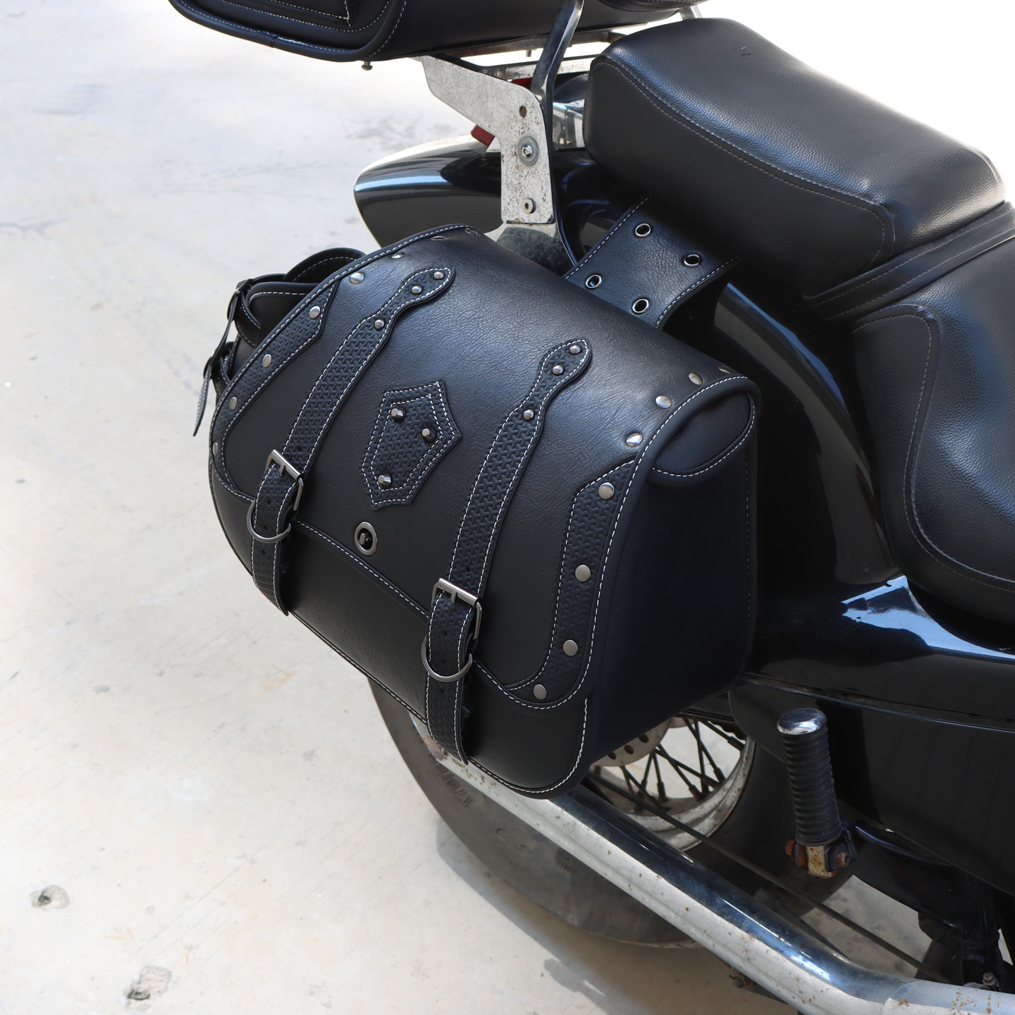 Hot-Selling Foreign Trade European and American Punk Style Motorcycle Bag Harley Motorcycle Outdoor Riding Side Bag Modification Equipment